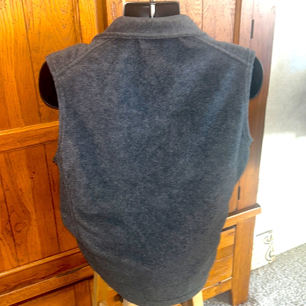 COLUMBIA🏔️Men’s FLEECE Gray VEST Size Medium - Picture 4 of 11